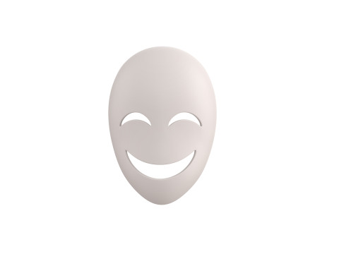 Prop058 Happy Mask 3D 모델