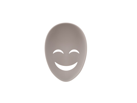 Prop058 Happy Mask 3D 모델