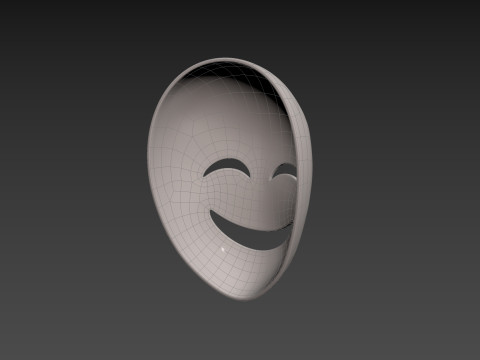 Prop058 Happy Mask 3D 모델