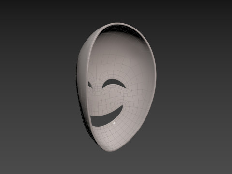 Prop058 Happy Mask 3D 모델