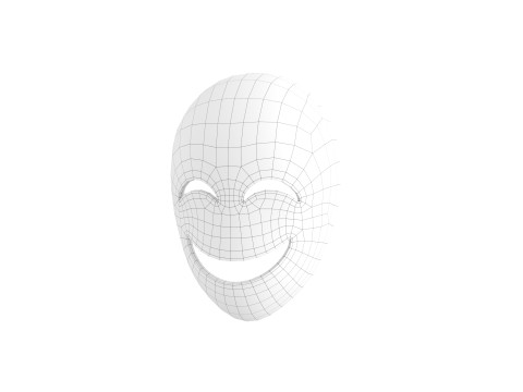 Prop058 Happy Mask 3D 모델