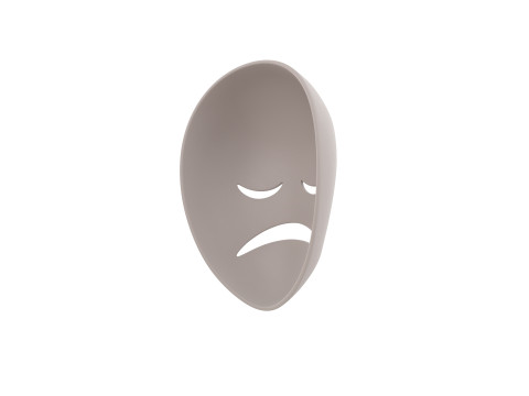 Prop059 Sad Mask Modelo 3D