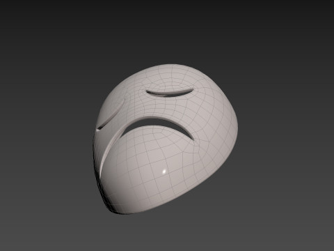 Prop059 Sad Mask Modelo 3D