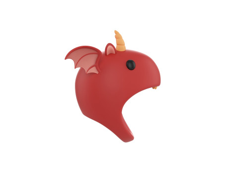 Prop061 Dragon Hat Model 3D