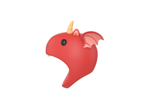 Prop061 Dragon Hat Model 3D