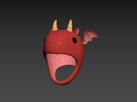 Prop061 Dragon Hat Model 3D