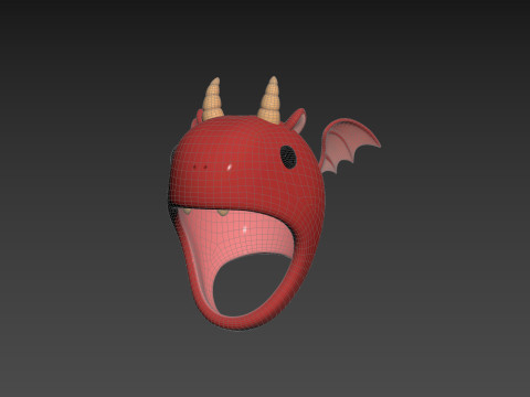 Prop061 Dragon Hat Model 3D