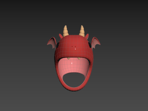 Prop061 Dragon Hat Model 3D