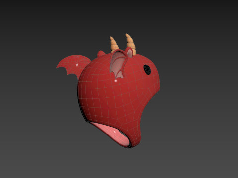 Prop061 Dragon Hat Model 3D
