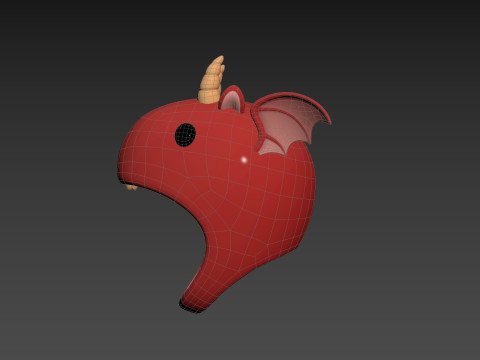 Prop061 Dragon Hat Model 3D