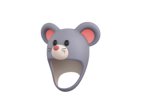Prop062 Rat Hat 3D Model