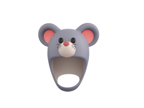 Prop062 Rat Hat Model 3D