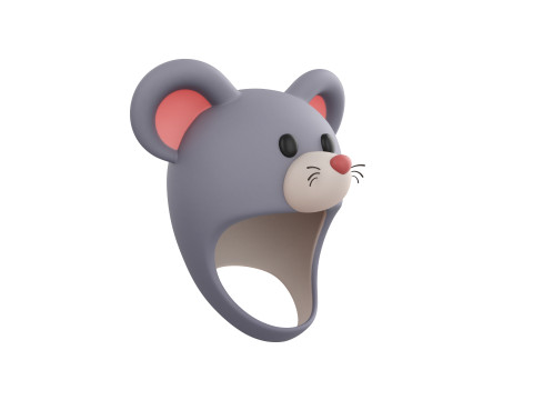 Prop062 Rat Hat Model 3D