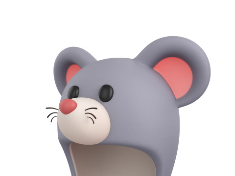 Prop062 Rat Hat Model 3D
