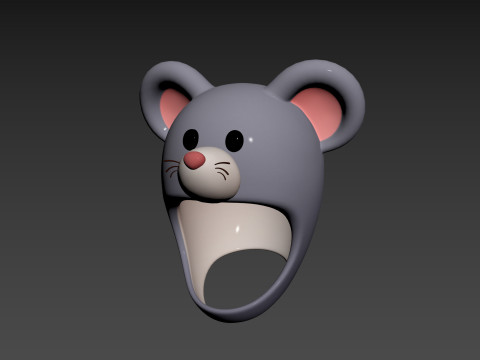 Prop062 Rat Hat Model 3D
