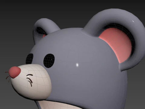 Chap&eacute;u de rato Prop062 Modelo 3D