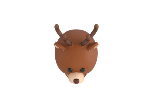 Prop063 Deer Hat 3D Model