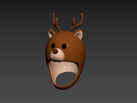 Prop063 Deer Hat 3D Model