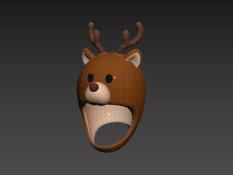 Prop063 Deer Hat 3D Model