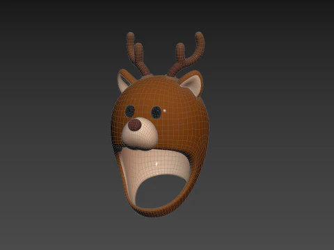 Prop063 Deer Hat 3D Model