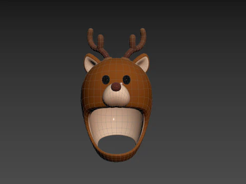 Prop063 Deer Hat 3D Model