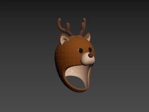 Prop063 Deer Hat 3D Model