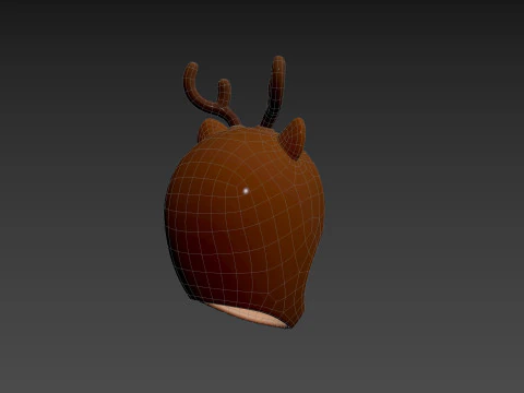 Prop063 Deer Hat 3D Model