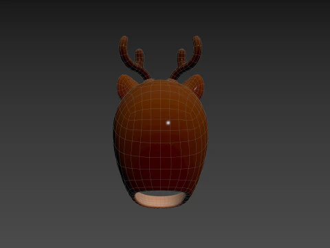 Prop063 Deer Hat 3D Model