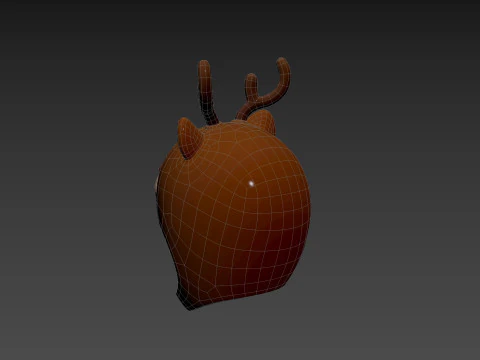 Prop063 Deer Hat 3D Model