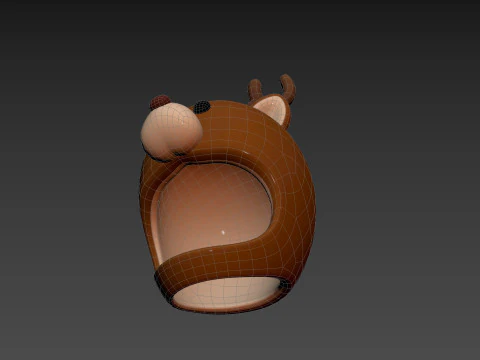 Prop063 Deer Hat 3D Model