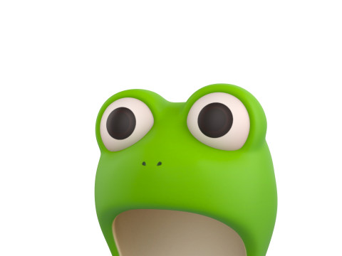 Prop064 Frog Hat 3D Model
