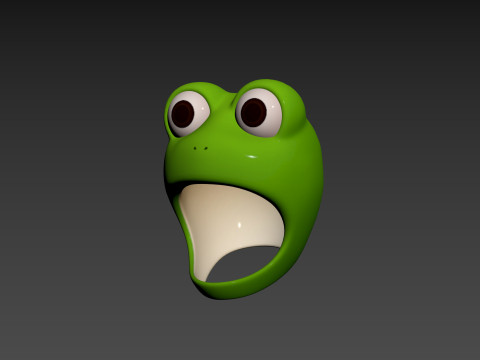 Prop064 Frog Hat 3D Model