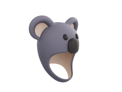 Prop065 Koala Hat 3D 模型