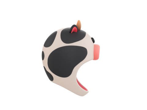 Prop066 Cow Hat 3Dモデル