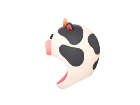 Prop066 Cow Hat 3D Model