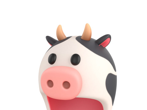Prop066 Cow Hat 3Dモデル