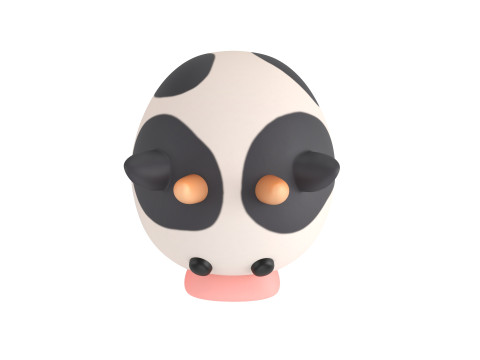Prop066 Cow Hat 3Dモデル