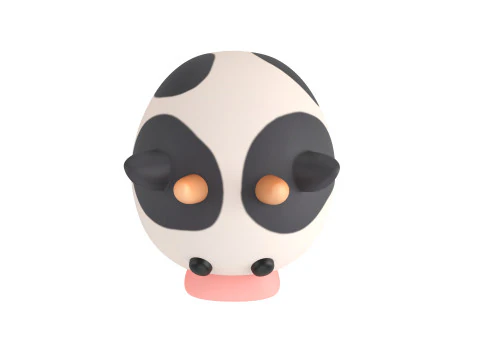 Prop066 Cow Hat 3D Model