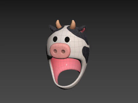 Prop066 Cow Hat 3D Model