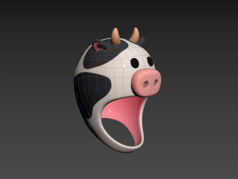 Prop066 Cow Hat 3D Model