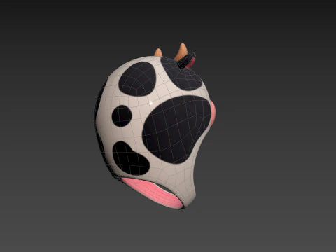 Prop066 Cow Hat 3D Model