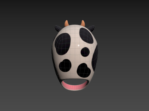Prop066 Cow Hat 3Dモデル