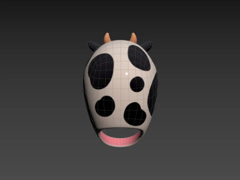 Prop066 Cow Hat 3D Model