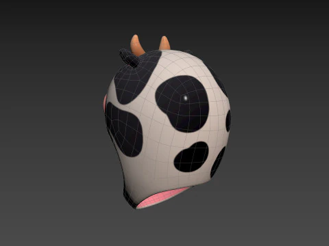 Prop066 Cow Hat 3D Model