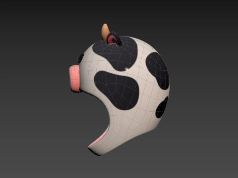 Prop066 Cow Hat 3D Model