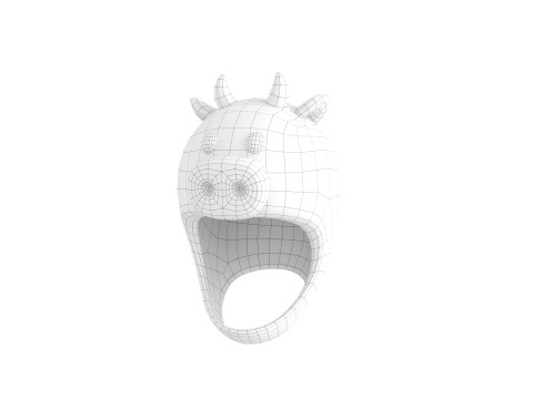 Prop066 Cow Hat 3Dモデル