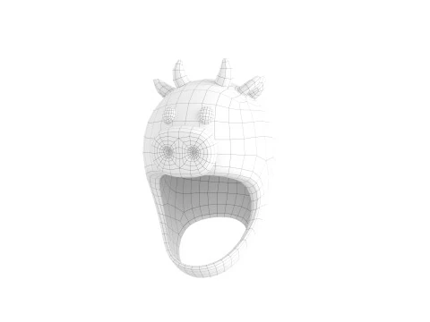 Prop066 Cow Hat 3D Model