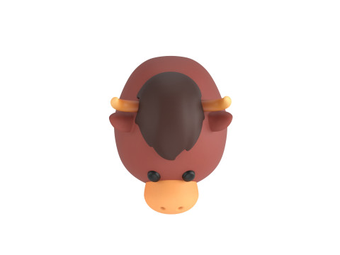 Prop067 Bull Hat 3D Модель