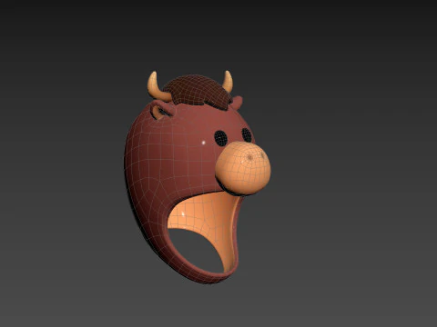 Prop067 Bull Hat 3D Model