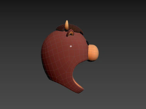 Prop067 Bull Hat 3D Model